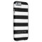 Black and White Striped Pattern Custom Name