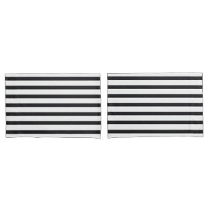 Black and white striped Pillow Set Pillowcase