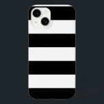 Black and White Striped - Samsung Galaxy S4 Case<br><div class="desc">Graphic design of bold black and white stripes</div>