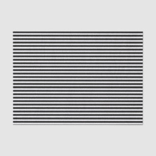 Black and White Striped Tissue Paper