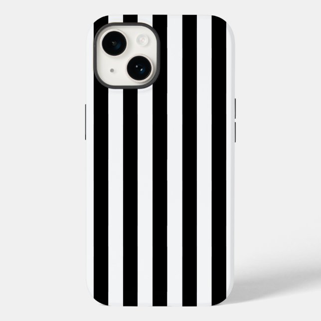 Black And White Stripes Case-Mate iPhone Case (Back)