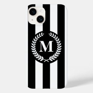 Black and White Stripes Case-Mate iPhone 14 Case