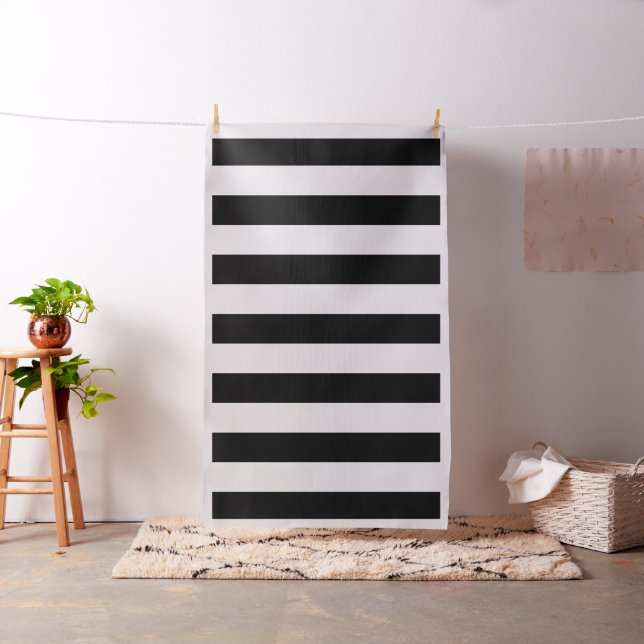 Black And White Stripes Fabric (In Situ)