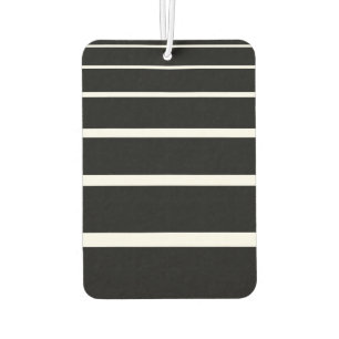 Black and White Stripes iPhone Case Car Air Freshener
