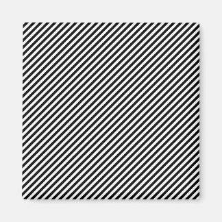 Black and White Stripes Magnet
