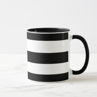 Black and White Stripes Mug