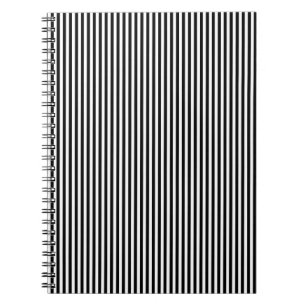 Black and White Stripes Notebook