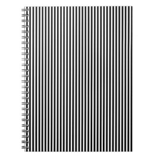 Black and White Stripes Notebook