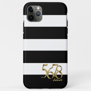 Black and White Stripes Pattern Modern Dance iPhone 11 Pro Max Case