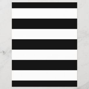 Black And White Stripes Stylish Flyer