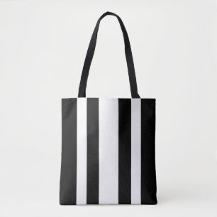 Black And White Stripes    Tote Bag
