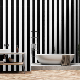 Black and white stripes wallpaper