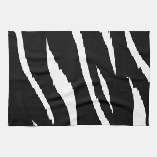 Black and White Strips Tea Towel