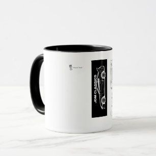 Black and White Supra Mug Piston & Thread