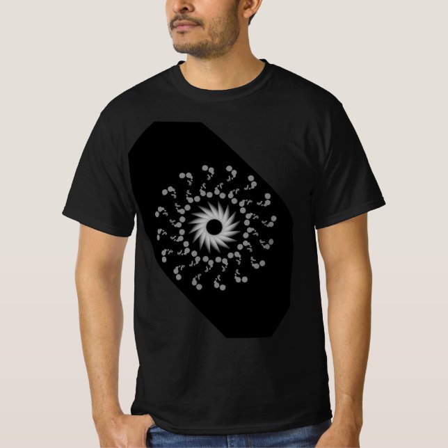 black and white T-Shirt (Front)