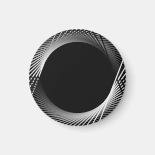 Black and white tangents. magnet
