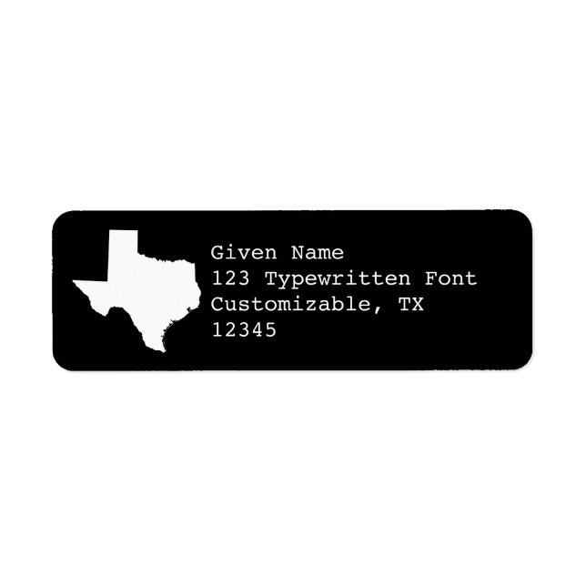 Black and White Texas (Front)