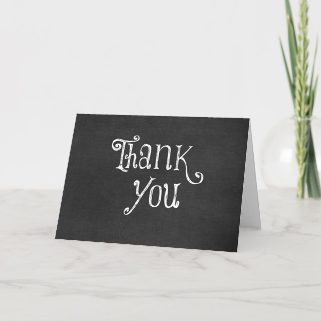 Black and White Thank You (Front)
