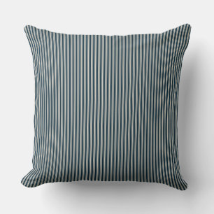 Black and White Ticking Stripe  Cushion