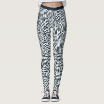 Black And White Tiger Stripe Pattern Gym Fitness