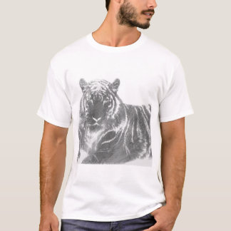 Black and White Tiger T-Shirt