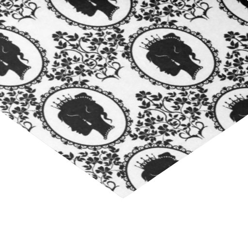 Image of Black and White Tissue Paper