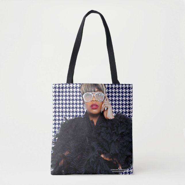 Black and White Tote Bag (Front)