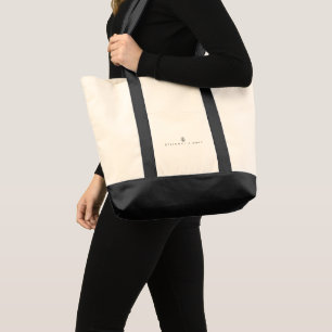 Black and White Tote, Steinway&Sons Tote Bag