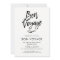 Black and White Trendy Script | Bon Voyage Party