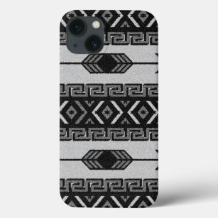Black And White Tribal Aztec Pattern iPad Air Case