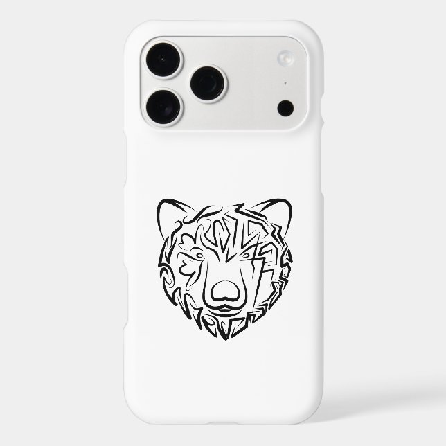 Black and White Tribal Bear (Back)