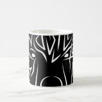 Black and White Tribal Bear