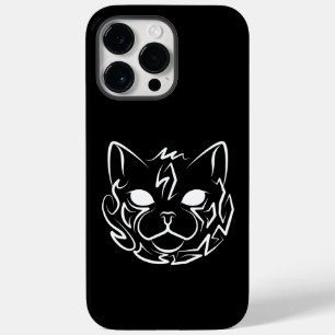 Black and White Tribal Cat Case-Mate iPhone 14 Pro Max Case