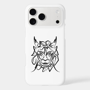 Black and White Tribal Dragon