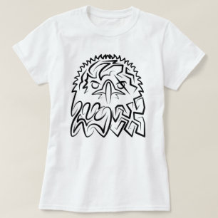 Black and White Tribal Eagle T-Shirt