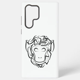 Black and White Tribal Monkey Samsung Galaxy Case