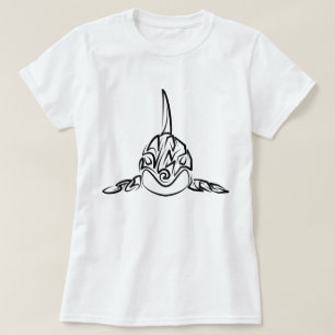 Black and White Tribal Orca T-Shirt