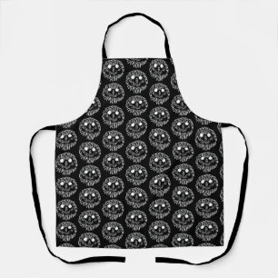 Black and White Tribal Owl Apron