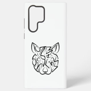 Black and White Tribal Rat Samsung Galaxy Case