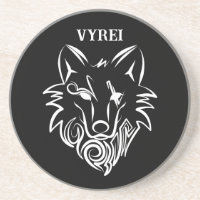 Black and White Tribal Wolf