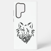 Black and White Tribal Wolf