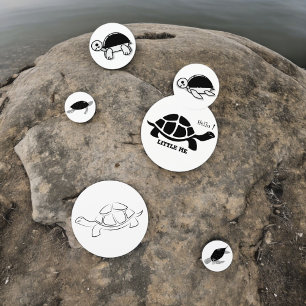 Black and White Turtle Table Confetti