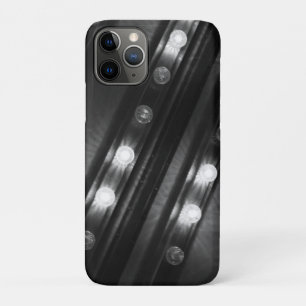 Black and White Twinkle Lights iPhone 11 Pro Case