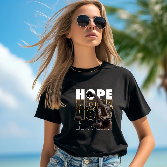 Black and White Typography HOPE T-Shirt (Creator Uploaded)