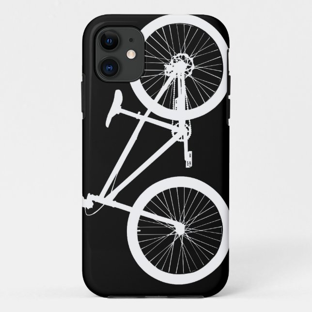 Black and White Vintage Bicycle iPhone 5s Cover (Back)