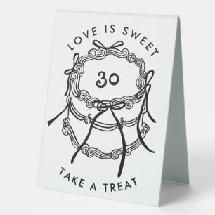 Black and White Vintage Cake Anniversary 