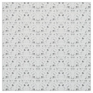 Black and white wallpaper with a beautiful leaf de fabric