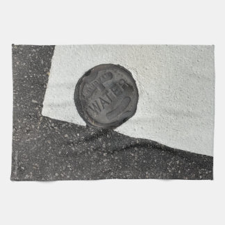 Black and White Water- Tea Towel