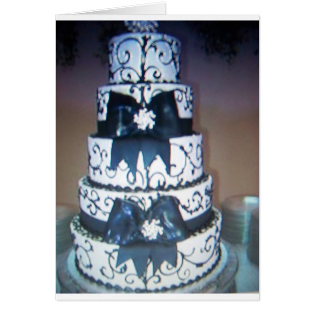 black and white wedding cake (Front)