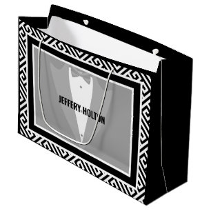 Black and white Wedding Gift Bag